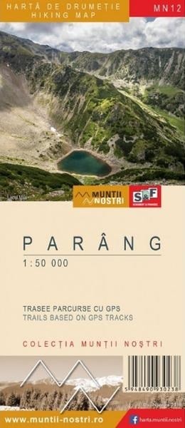 Harta de drumetie - Muntii Parang MN12