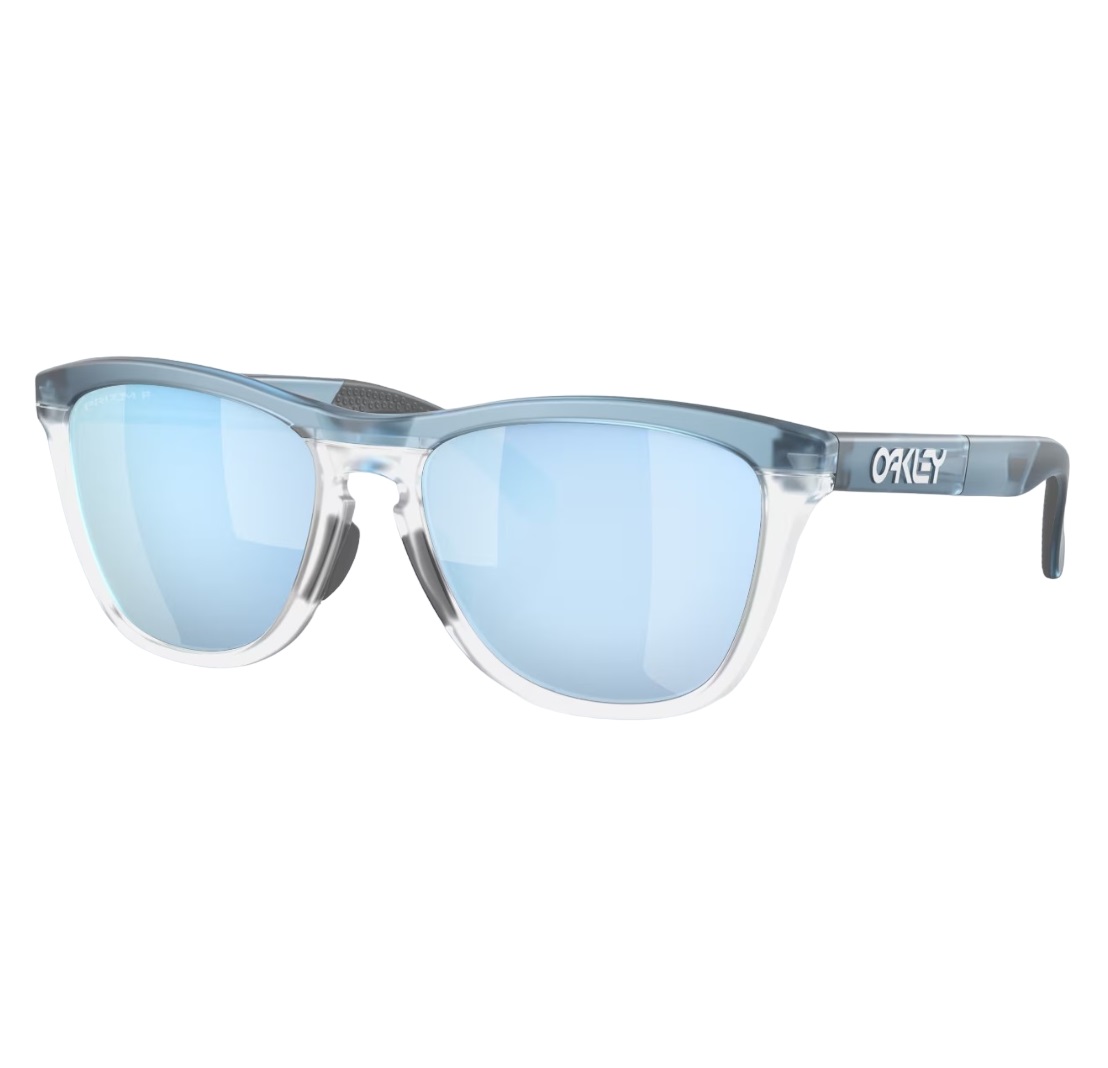 Ochelari de soare Oakley Frogskins Range Transparent Stonewash/Prizm Deep Water Polarized
