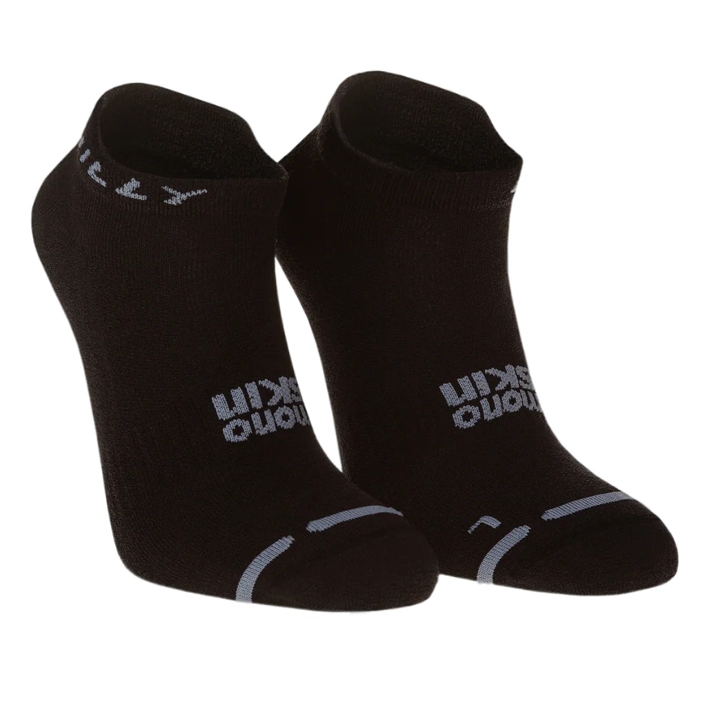 Sosete alergare Hilly Active Zero Cushioning Socklet-Negru-S