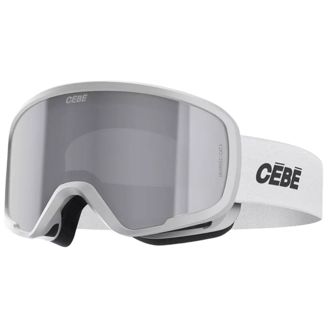 Ochelari schi Cebe Hoopoe2 White / Grey Silver Mirror