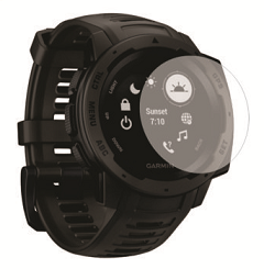 Set 2 folii protectie pentru Garmin Instinct