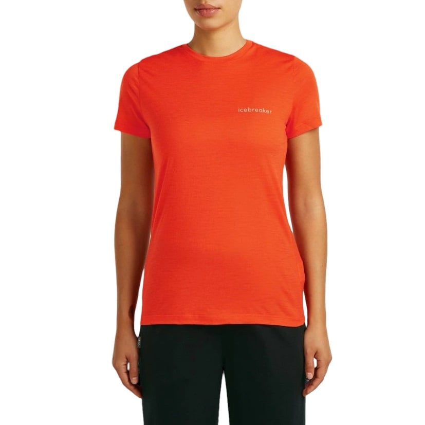Tricou merino dama Icebreaker 150 Tech Lite III-Portocaliu-XS