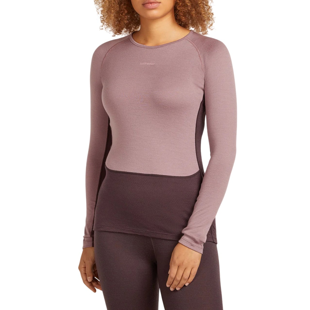 Bluza de corp dama Icebreaker 260 ZoneKnit-Mov-XS