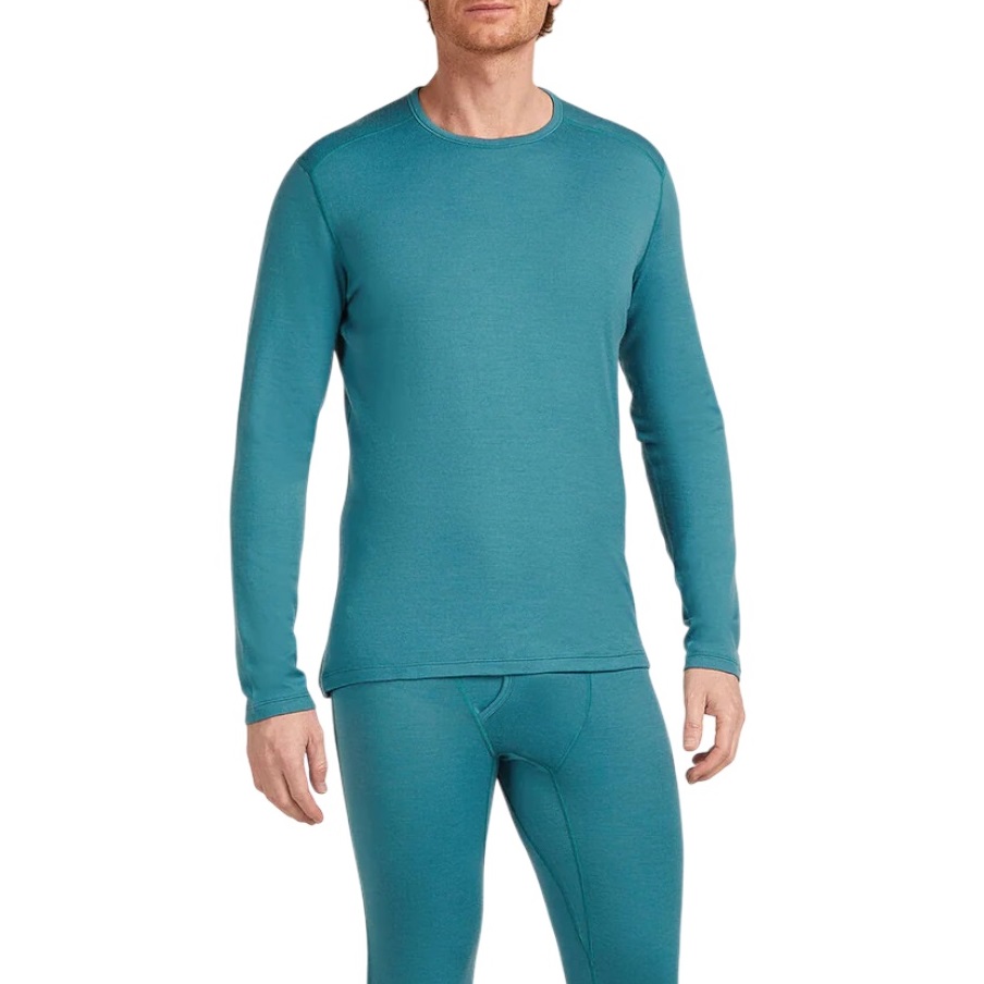 Bluza de corp merino barbati Icebreaker 260 Tech Crewe Thermal-Albastru-S