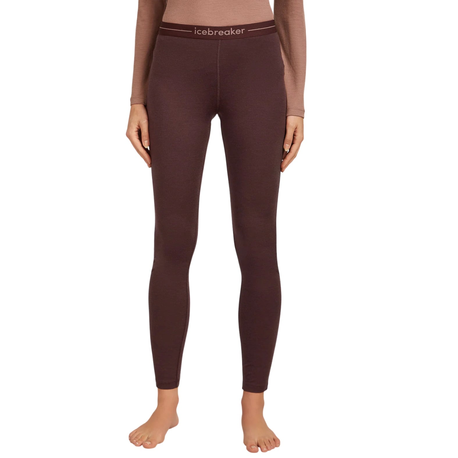 Pantaloni de corp merino dama Icebreaker 200 Oasis-Grena-XS