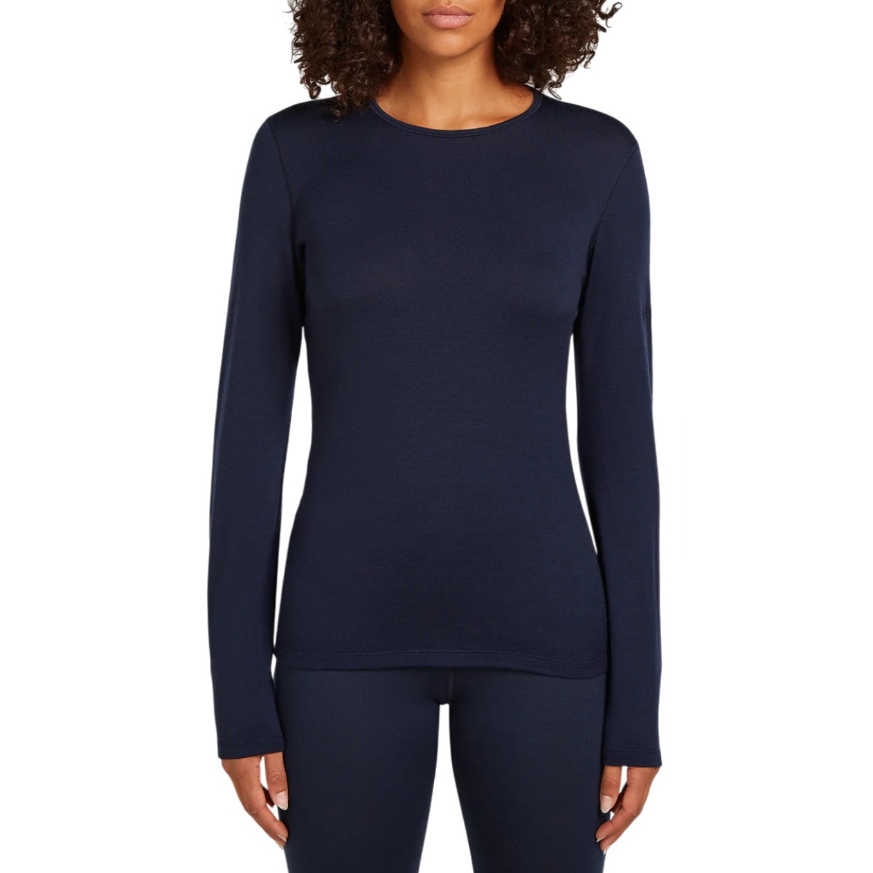 Bluza de corp merino dama Icebreaker 260 Tech-Bleumarin-XS
