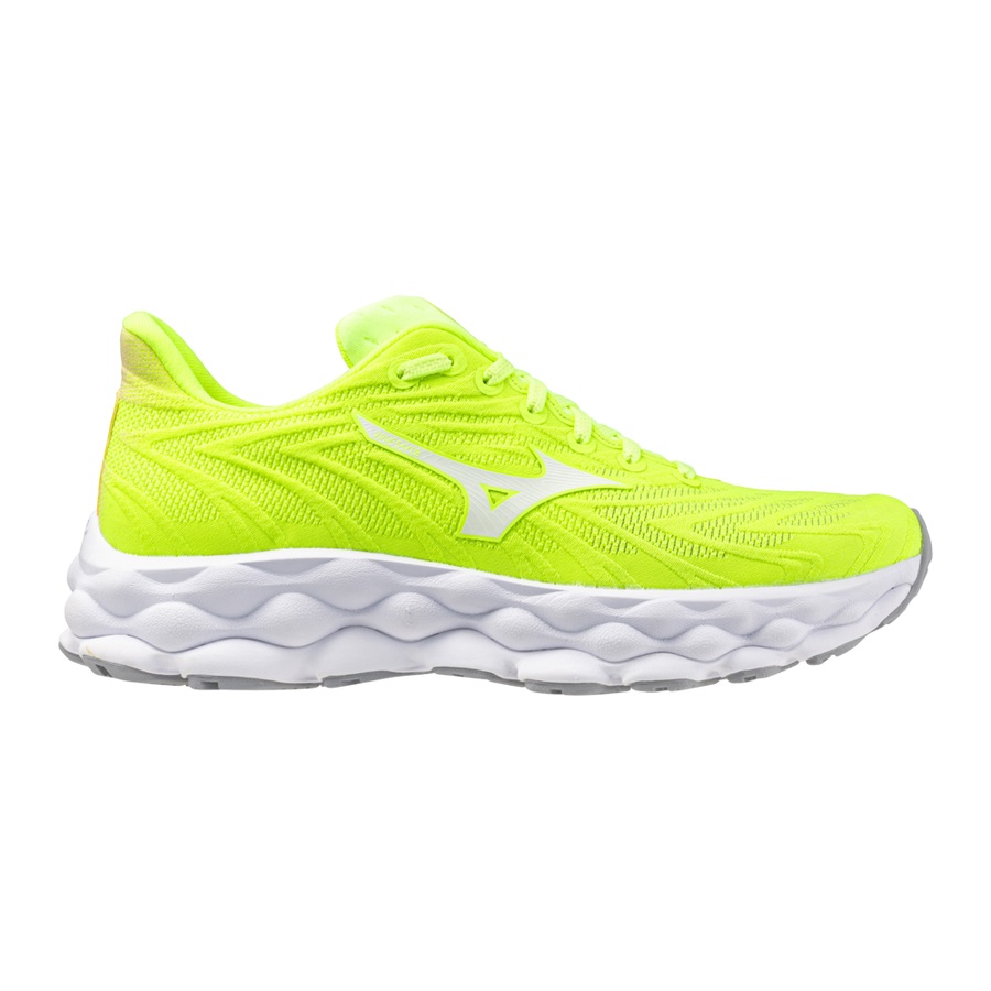 Pantofi alergare dama Mizuno Wave Sky 8 FW 2024-Lime/Alb-37