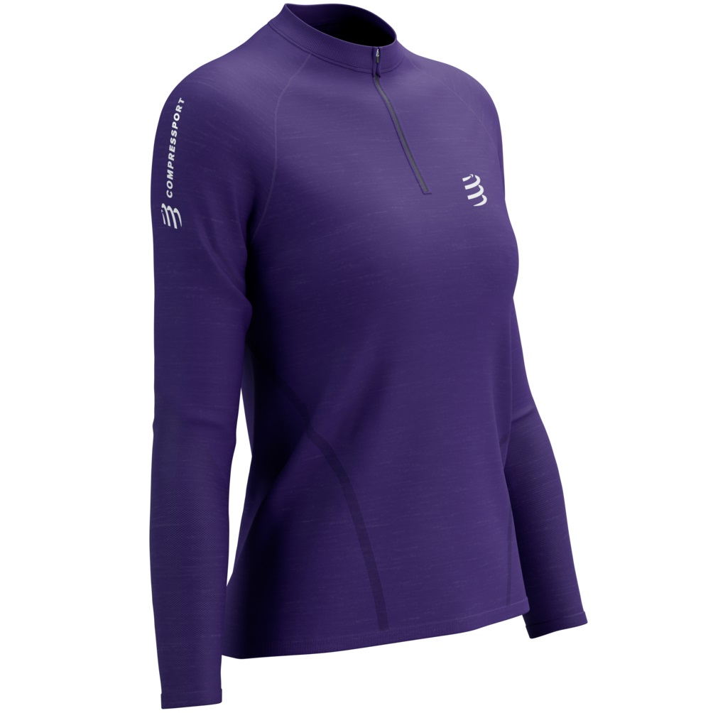 Bluza alergare dama Compressport Trail HZ FW 2024