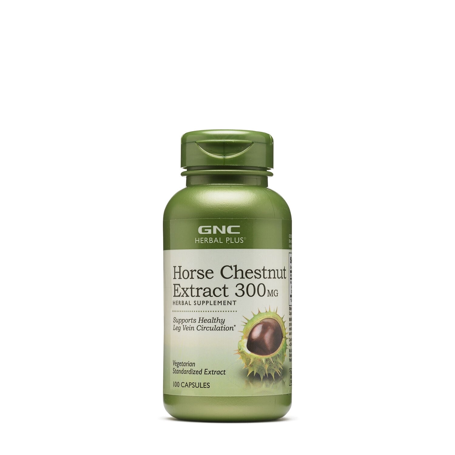 Extract standardizat de castan salbatic GNC Herbal Plus Horse Chestnut 300 Mg, 100 Cps