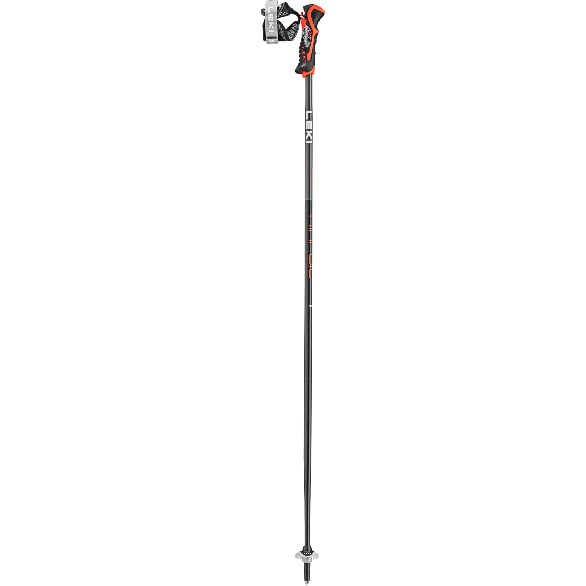 Bete schi Leki Airfoil 3D FW 2025-Gri/Portocaliu-115 cm