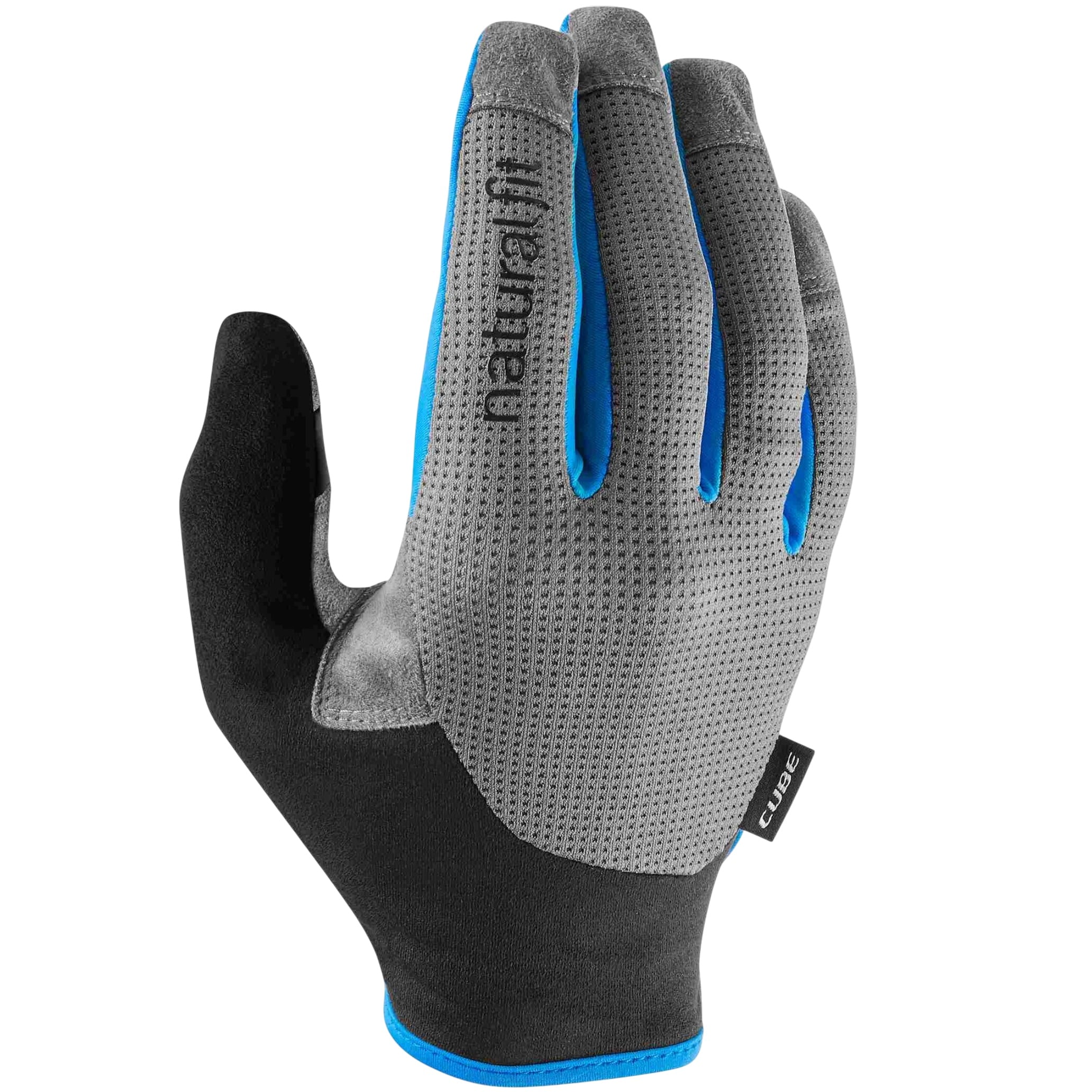 Manusi ciclism Cube Long Finger X NF-Gri/Negru-S