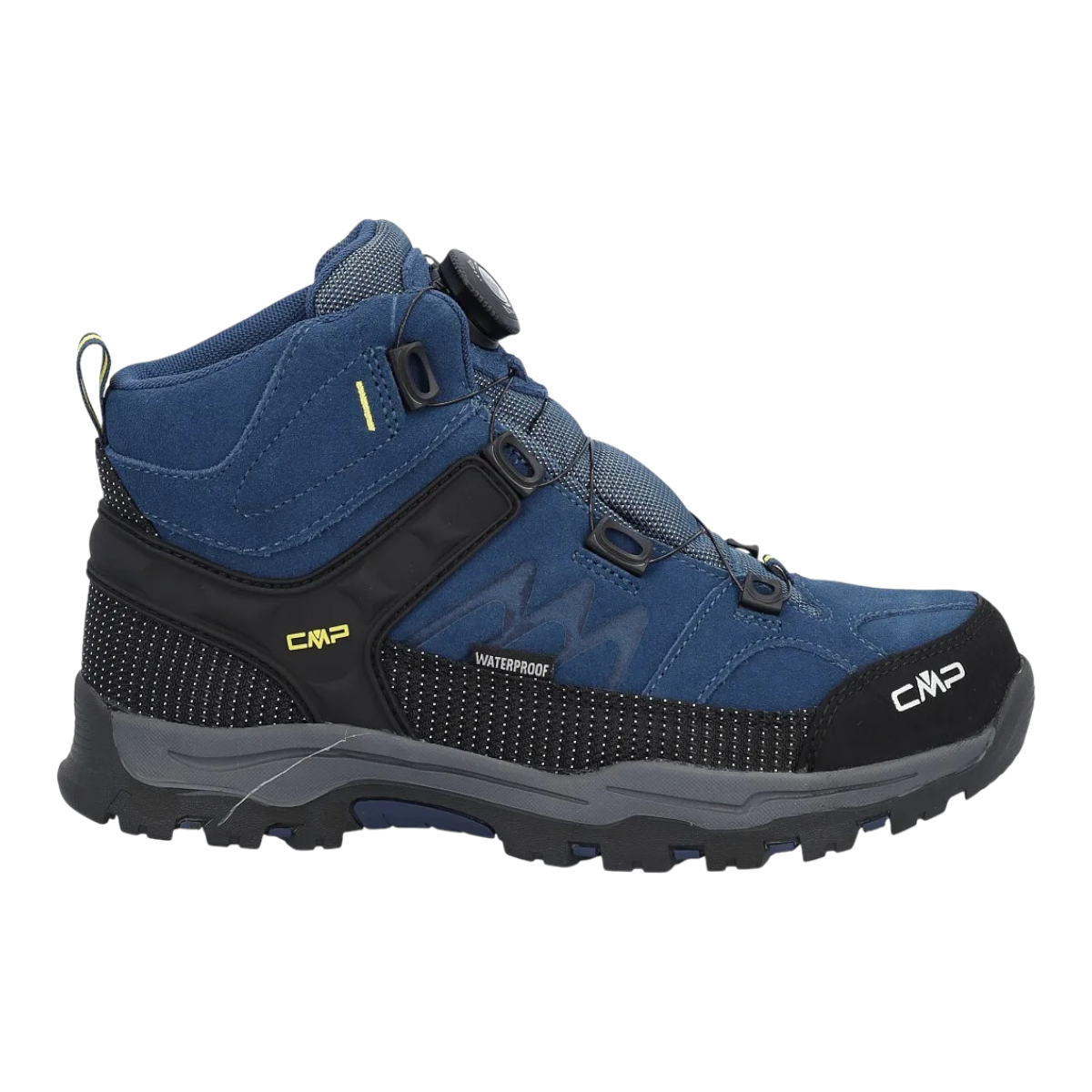 Bocanci trekking copii CMP Kiruna Mid FitGo WP-Albastru-38