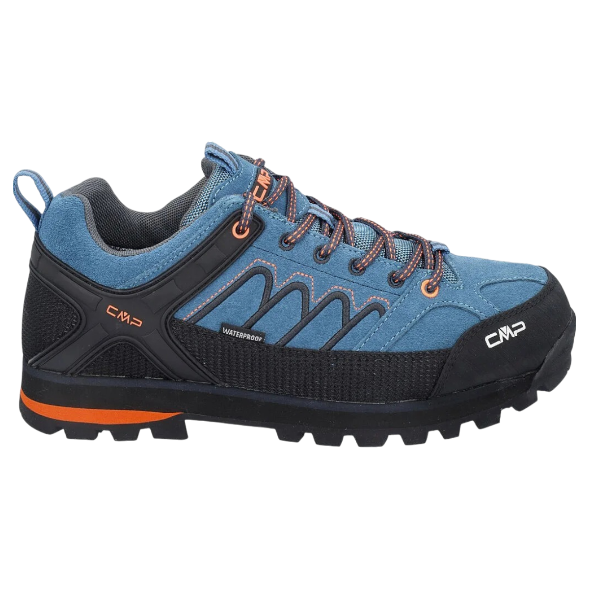 Ghete trekking CMP Moon Low Waterproof-Antracit/Albastru-43