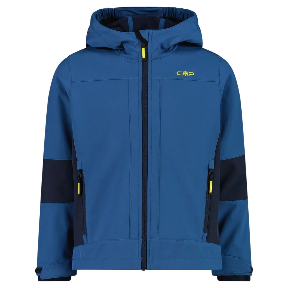 Jacheta copii CMP Kid Jacket Fix Hood 3A00094-Albastru-128