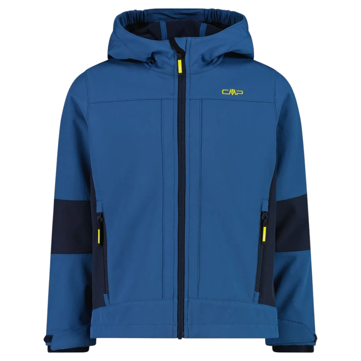 Jacheta copii CMP Kid Jacket Fix Hood 3A00094-Albastru-140
