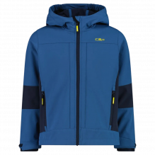Jacheta copii CMP Kid Jacket Fix Hood 3A00094-Albastru-140