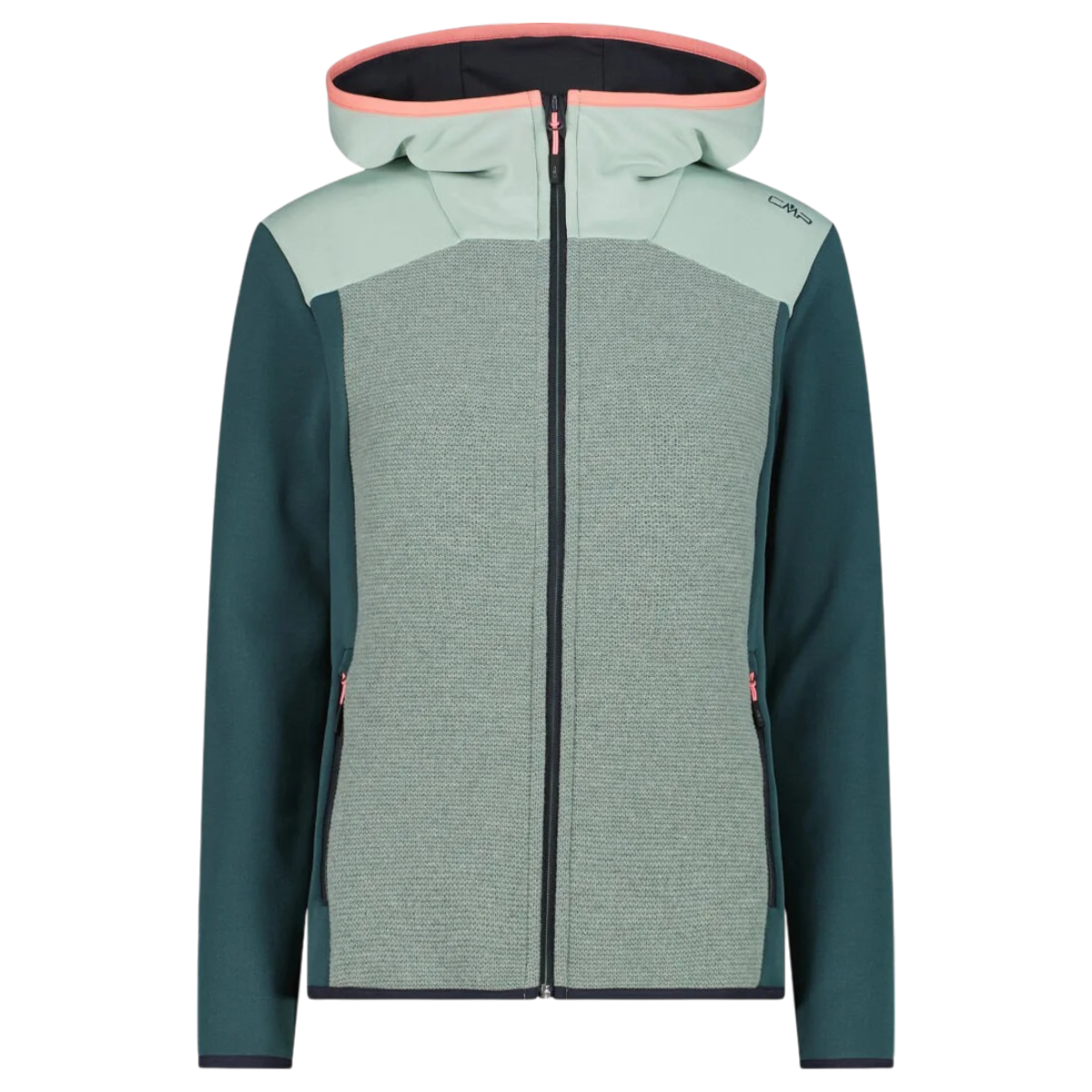 Jacheta dama CMP Woman Jacket Fix Hood 35M2986-Verde-36