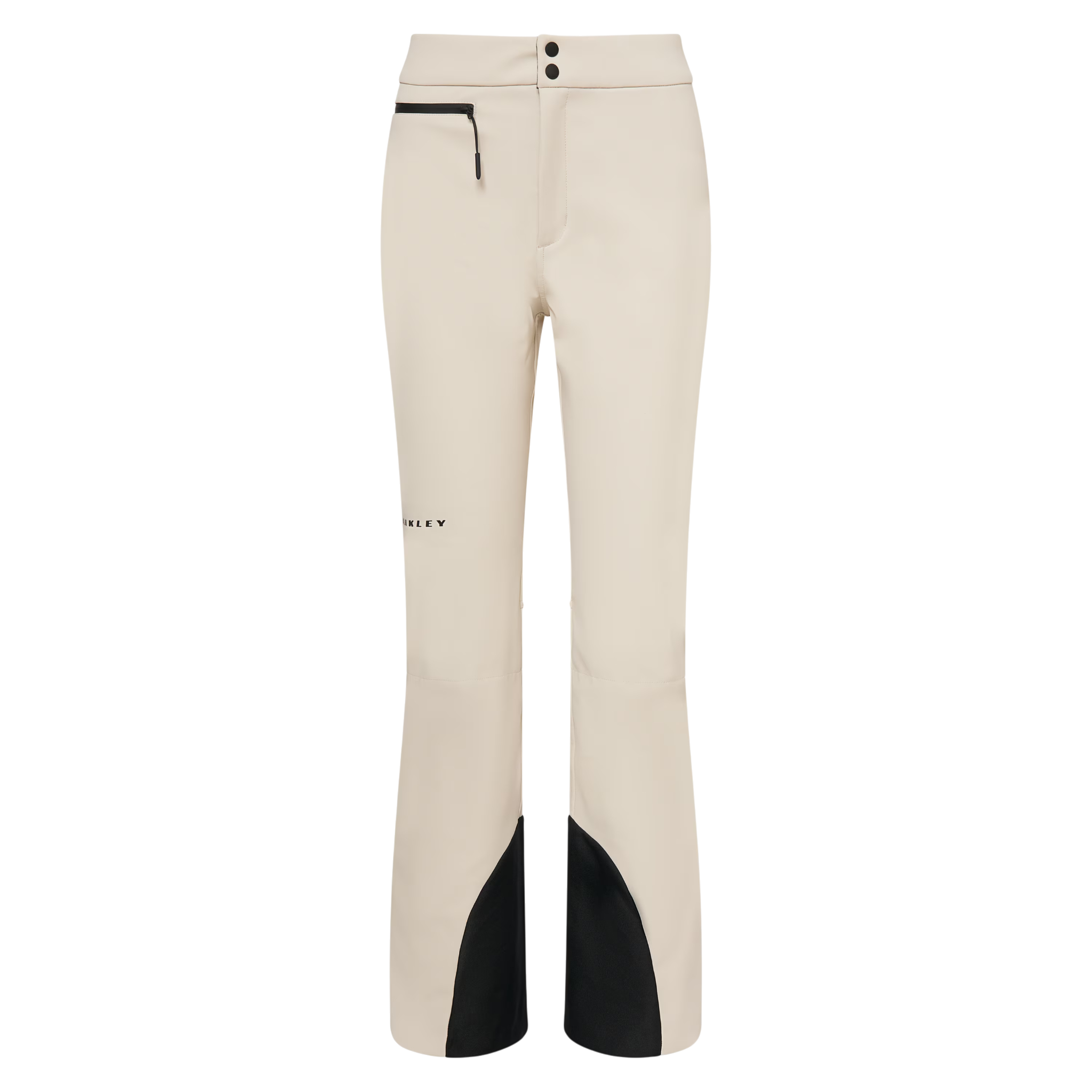 Pantaloni schi dama Oakley Icicle Softshell-Crem/Negru-XS
