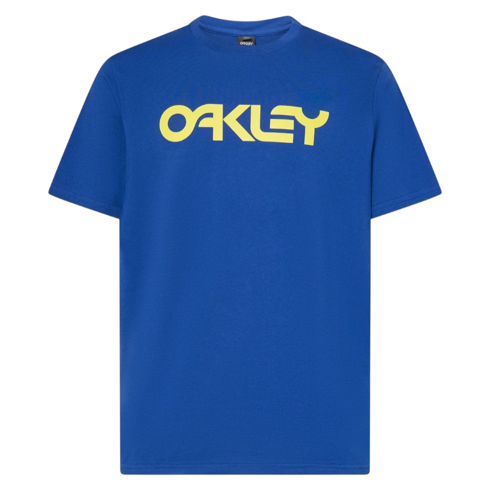 Tricou barbati Oakley Mark 2.0 FW 2025-Albastru/Galben-S