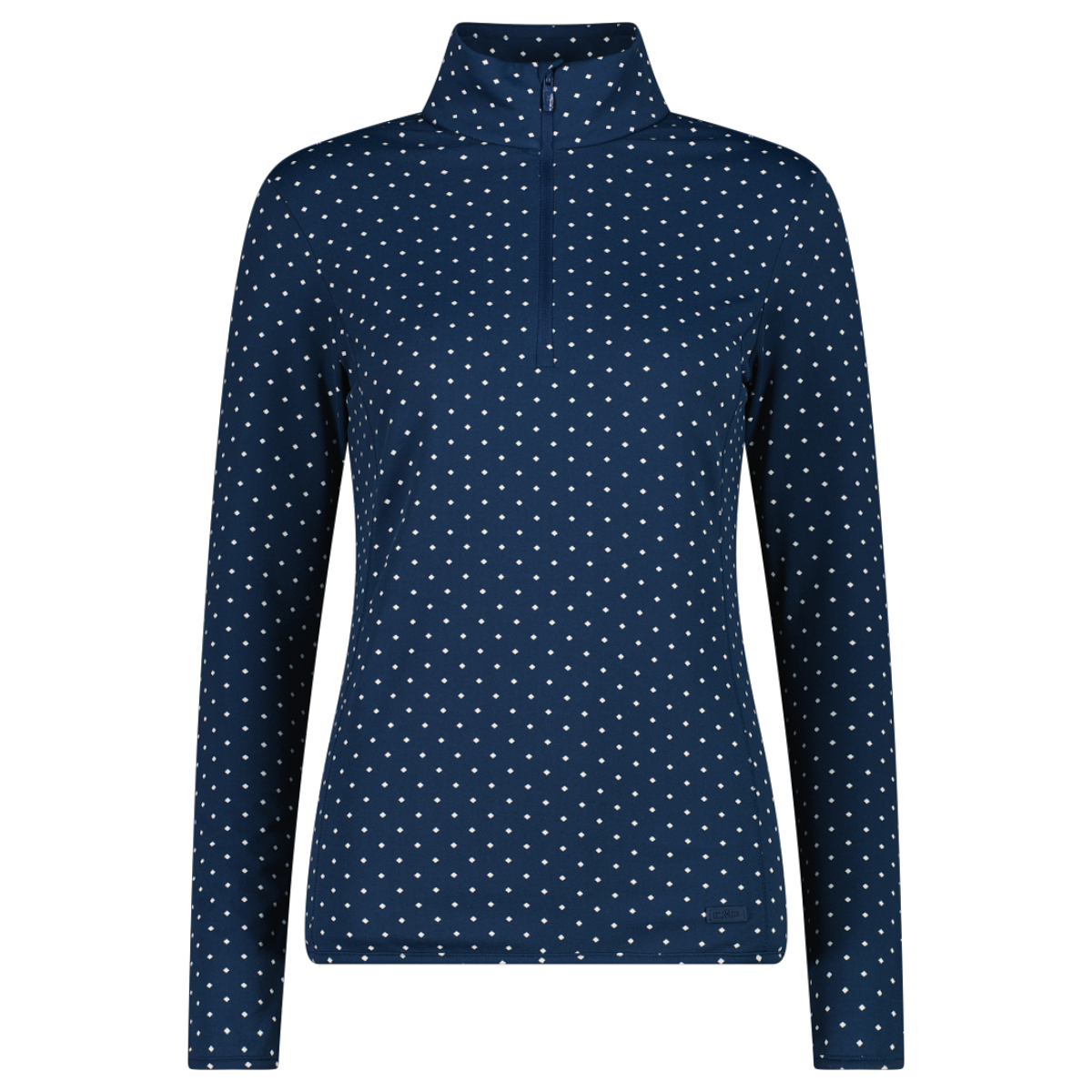 Fleece schi dama half-zip CMP 34L4306-Albastru-36