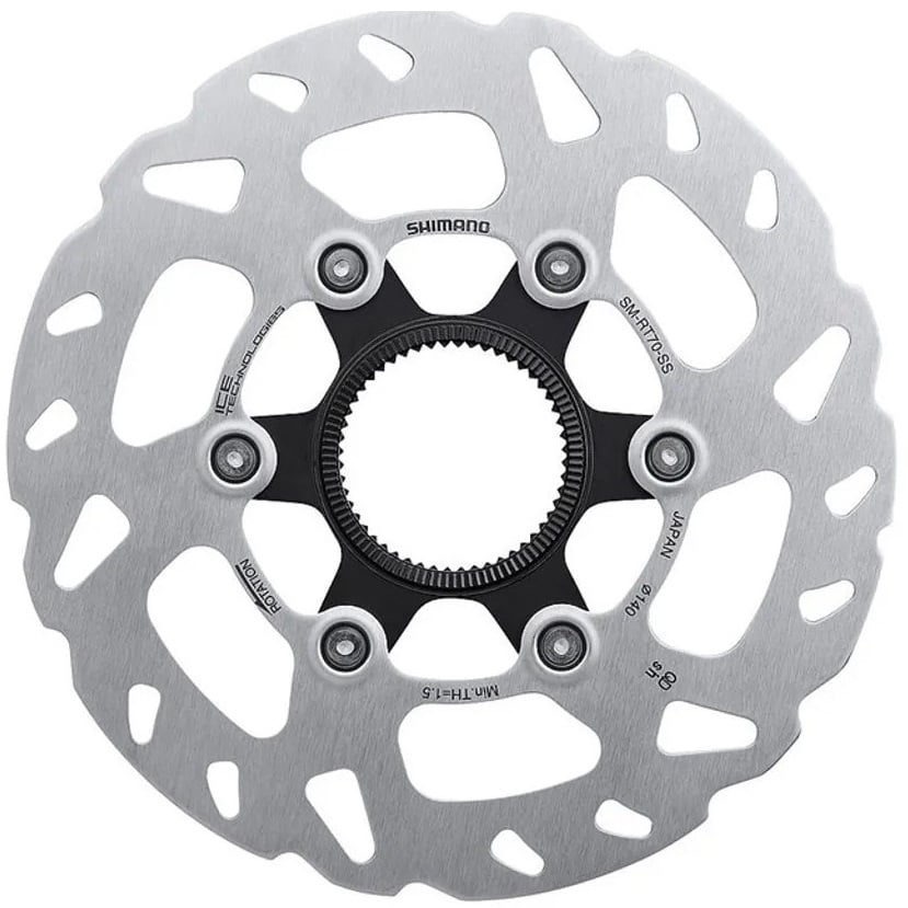 Rotor disc frana Shimano RT-RT70-SS Center Lock 140mm