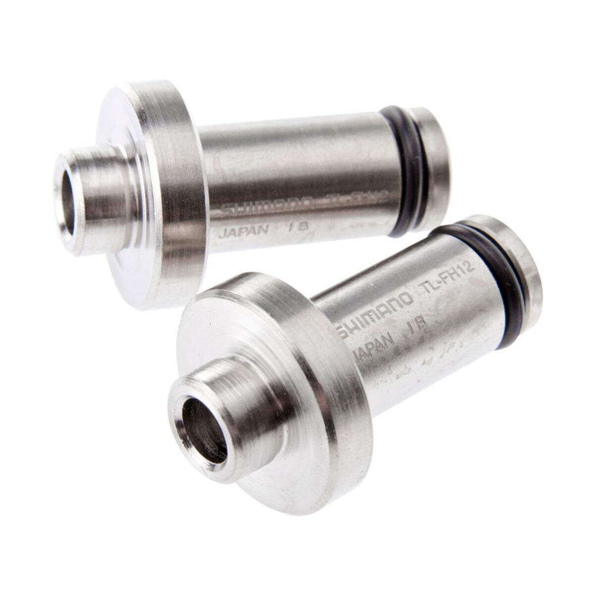 Adaptori centrat roata fata SHIMANO TL-FH12 Argintiu