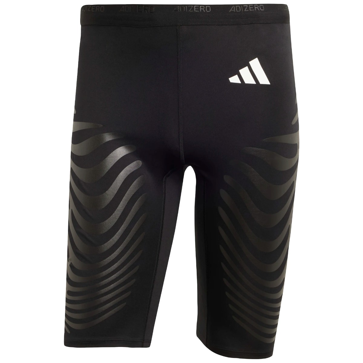 Sort alergare compresie barbati Adidas Adizero SS 2026-Negru-XS