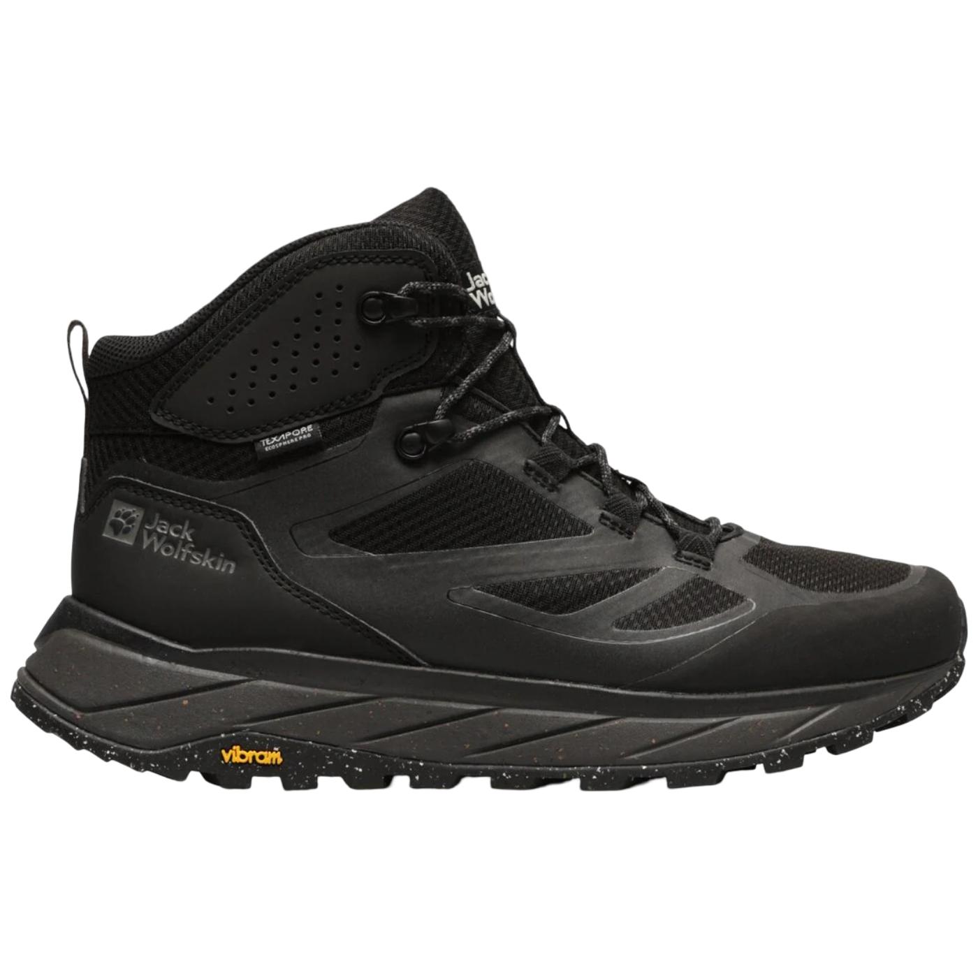 Bocanci trekking barbati Jack Wolfskin Terraventure Texapore Mid SS 2026-Negru-41