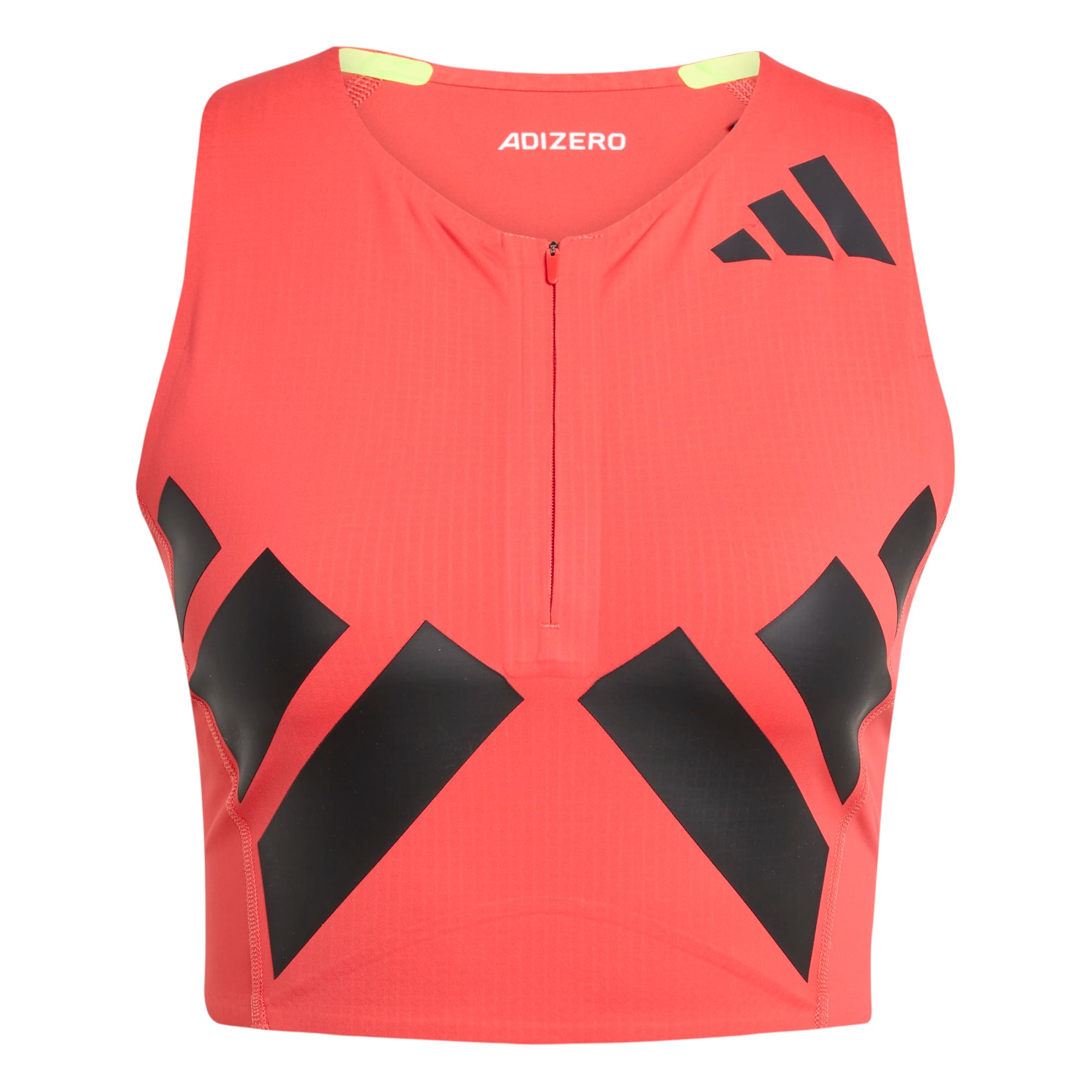 Maiou alergare dama Adidas SS 2025-Portocaliu/Negru-XS