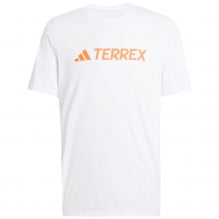 Tricou alergare barbati Adidas Terrex SS 2026-Alb/Portocaliu-XS