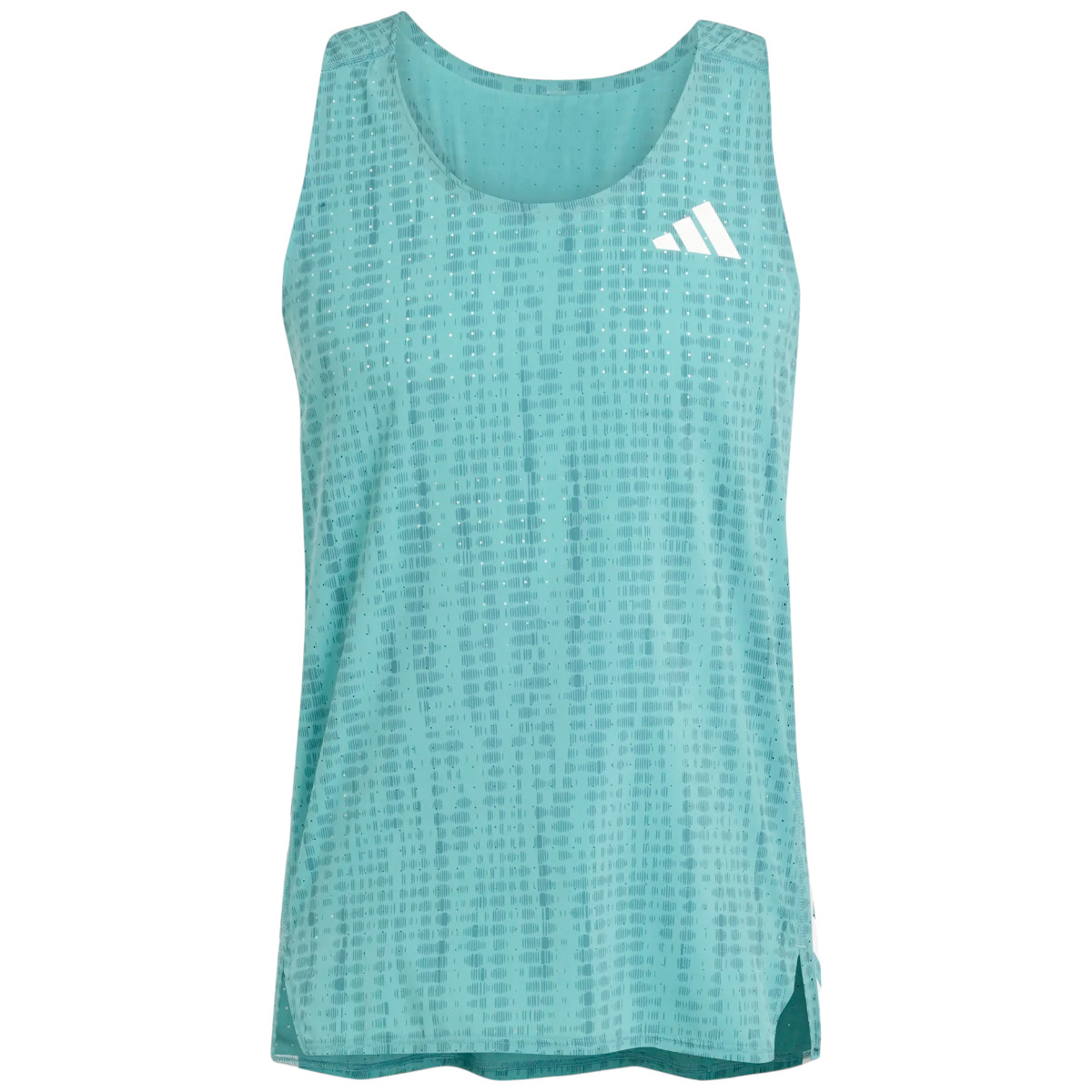Maiou alergare barbati Adidas Adizero Snglt FW 2025-Turcoaz-XL
