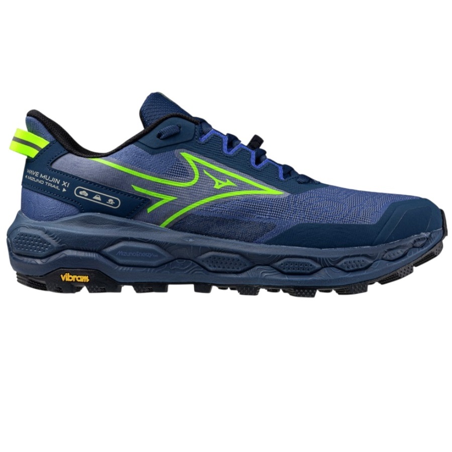 Pantofi alergare trail barbati Mizuno Wave Mujin 11 SS 2026-Albastru/Verde-42