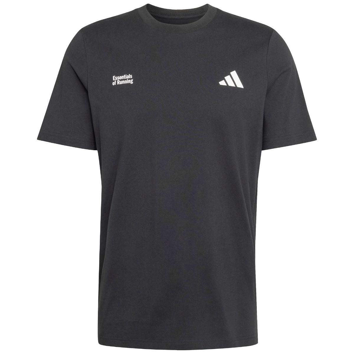 Tricou alergare barbati Adidas Run Essentials Graphic FW 2026-Negru/Alb-S