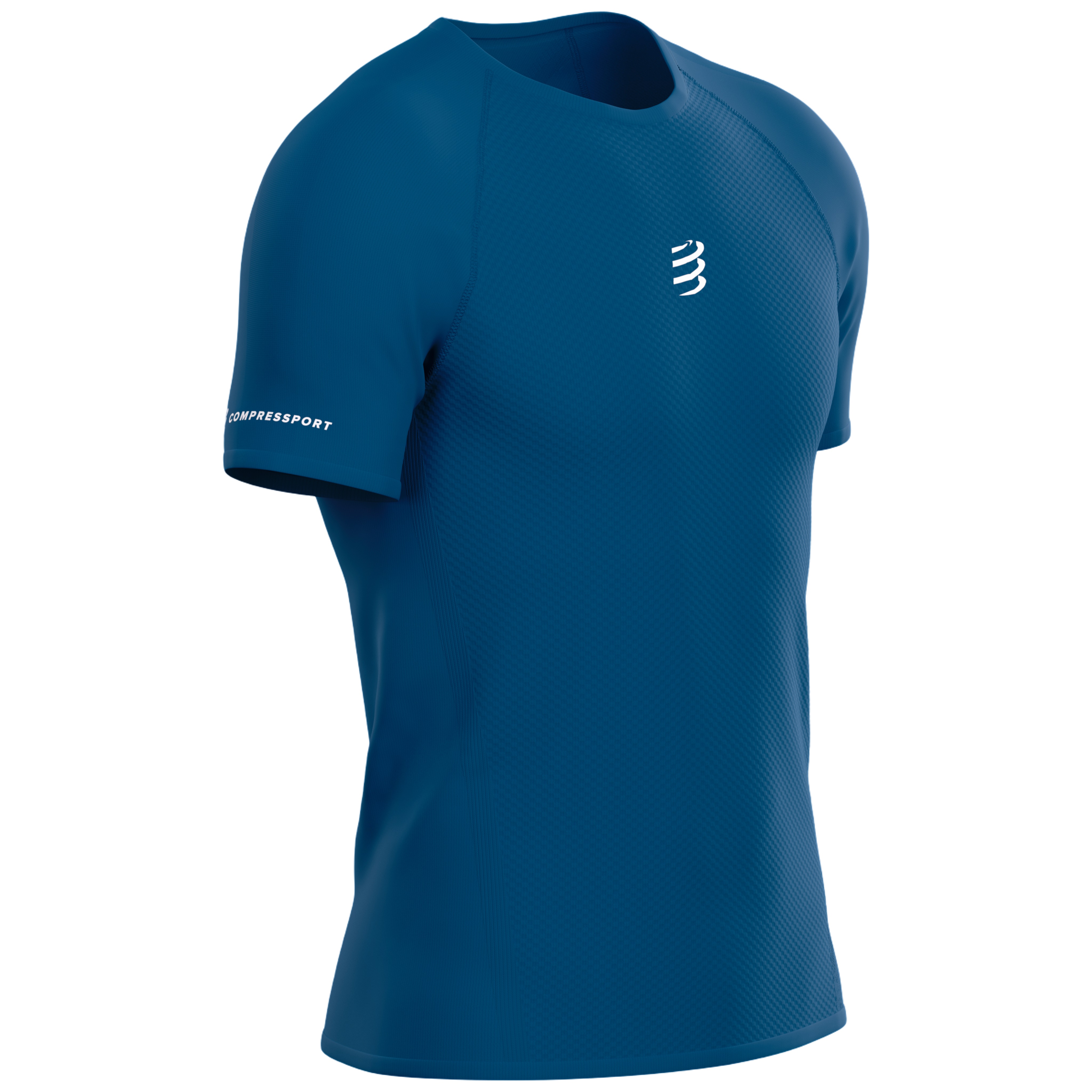 Tricou alergare barbati Compressport Trail Racing FW 2026-Albastru-S