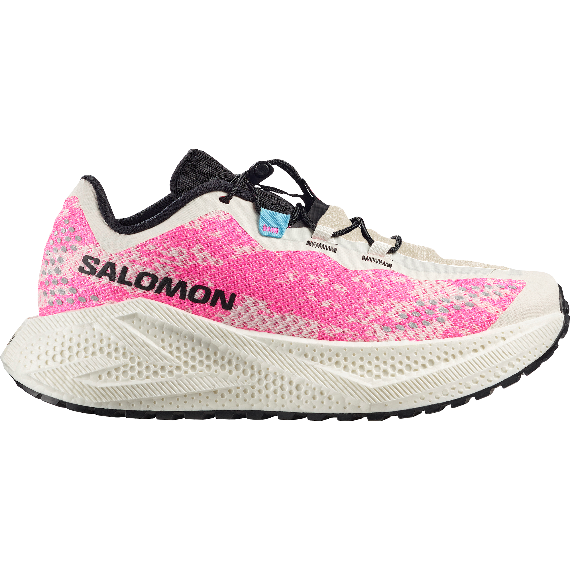 Pantofi alergare dama Salomon Aero Glide 4 GRVL-Roz/Alb-40