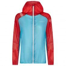 Jacheta alergare dama La Sportiva Blizzard Windbreaker-Bleu/Rosu-S