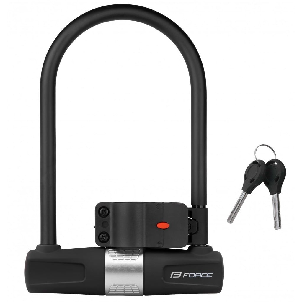 Lacat U-lock Force cu suport de prindere 11.5 x 18.9 cm