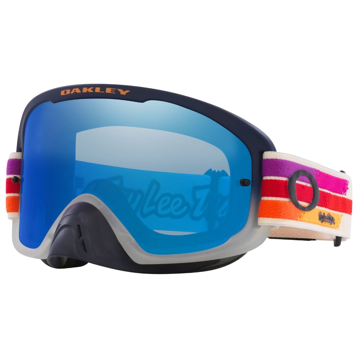 Ochelari Downhill Oakley O-Frame 2.0 PRO MX Troy Black Ice Iridium / TLD VANILLA SUNRISE