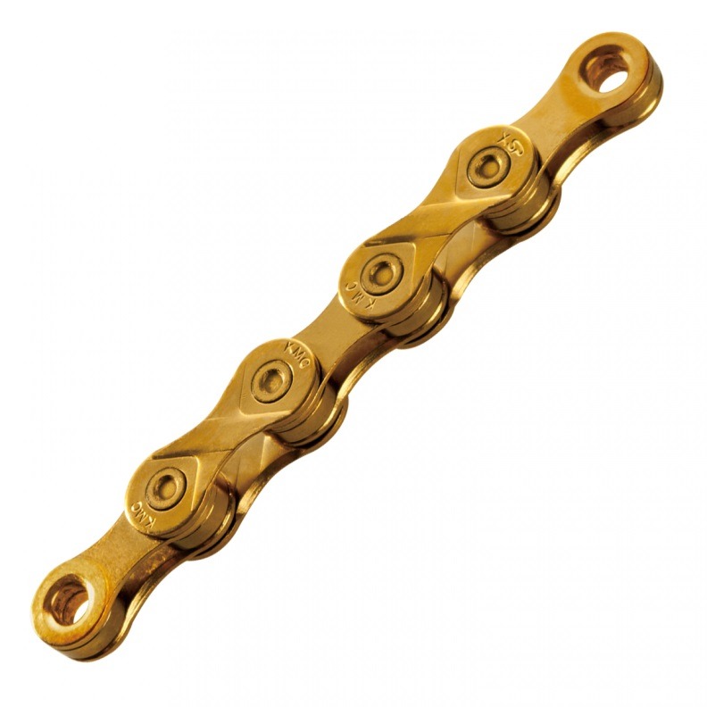 Lant KMC X9 Gold Ti-N 9 viteze, 114 zale