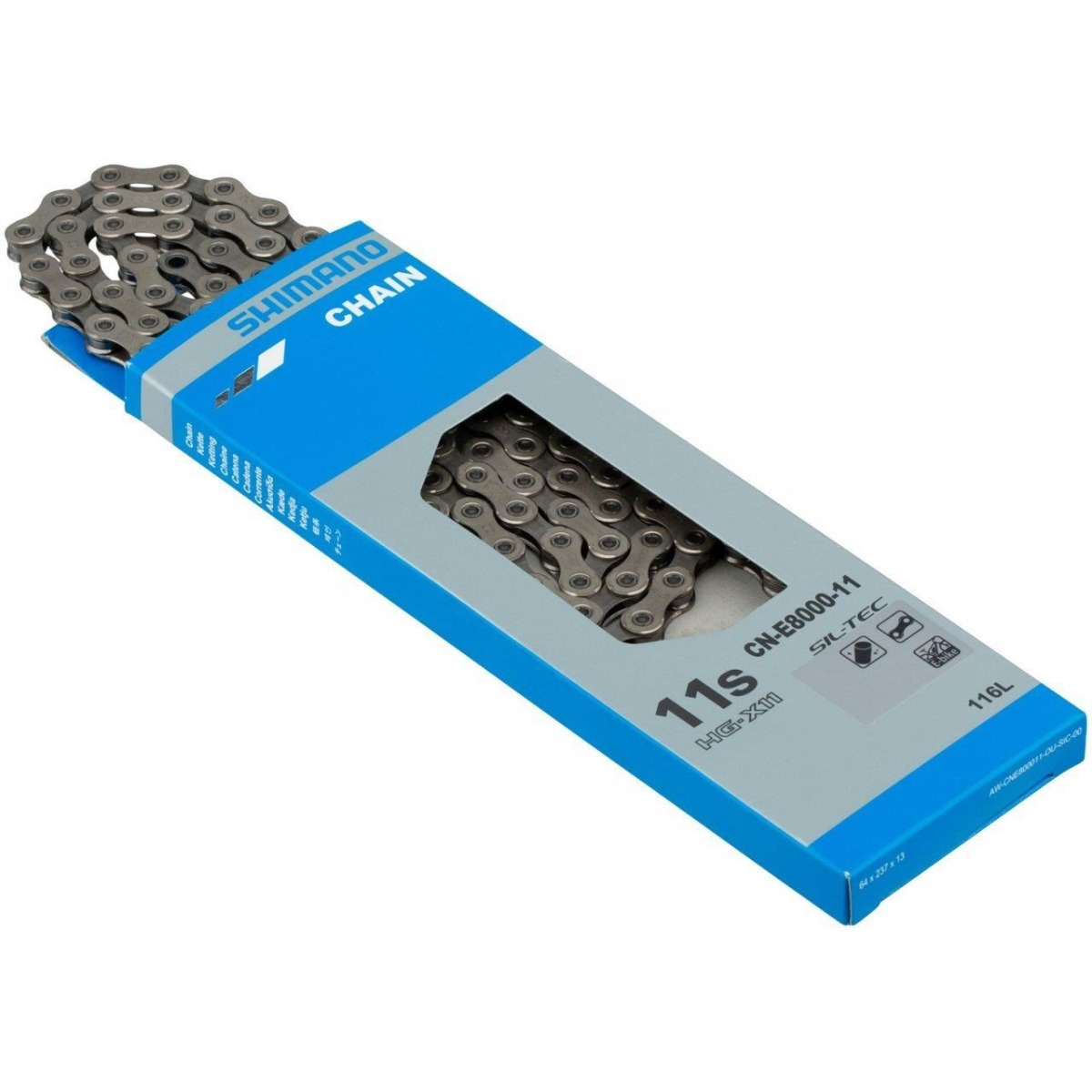 Lant Shimano CN-E8000, 126 zale, 11 viteze