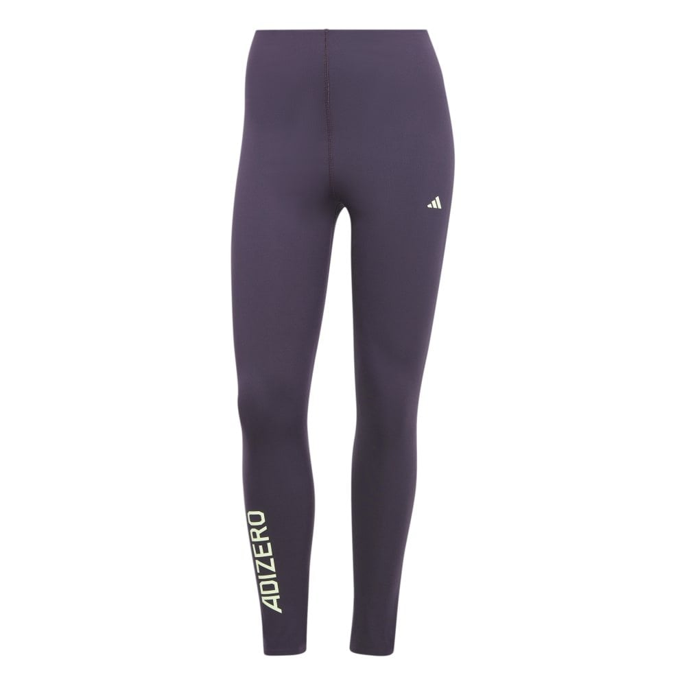 Colanti alergare dama Adidas Adizero 7/8-Mov-L