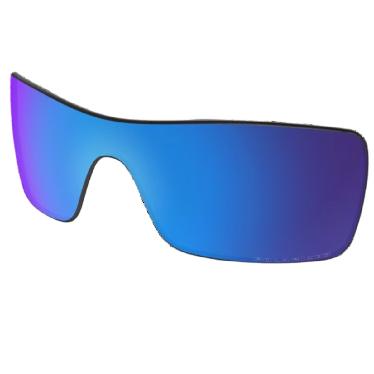 Lentile ochelari de soare Oakley Batwolf / Sapphire Iridium Polarized