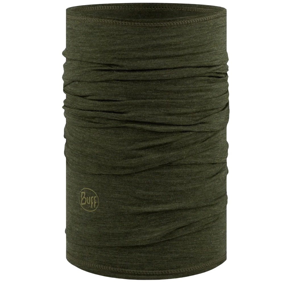 Bandana tubulara multifunctionala Buff Lightweight Merino Solid Bark