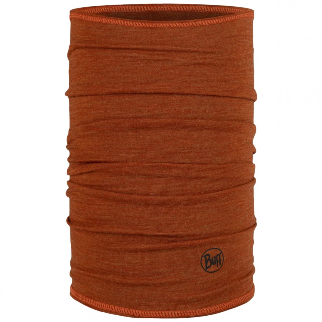 Bandana tubulara multifunctionala Buff Lightweight Merino Solid Cinnamon