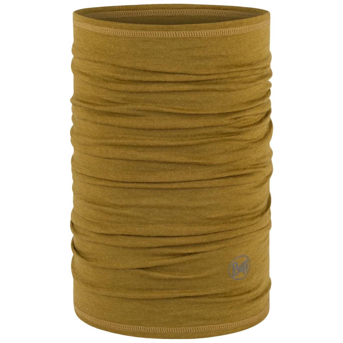 Bandana tubulara multifunctionala merino Buff LightWeight Wool Solid Olive Green
