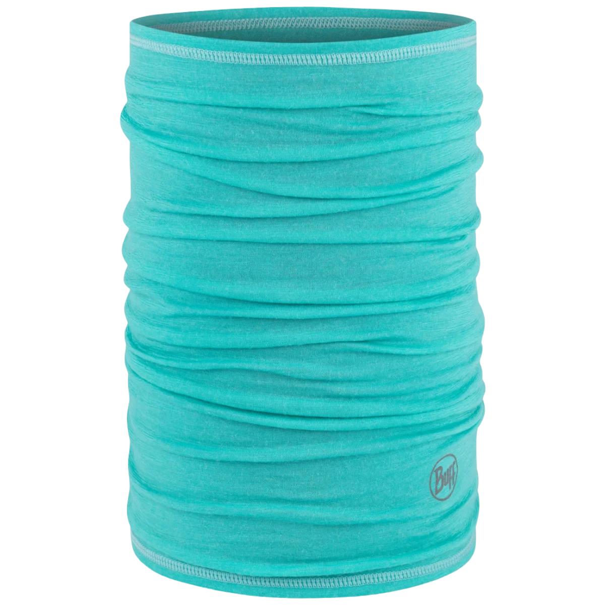 Bandana tubulara multifunctionala merino Buff LightWeight Wool Solid Sea Green