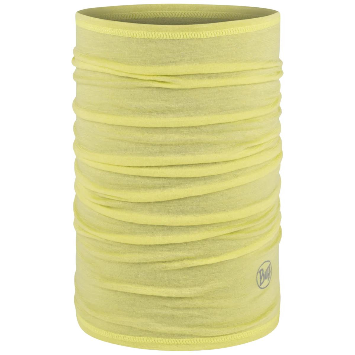 Bandana tubulara multifunctionala Buff LightWeight Merino Solid Lime