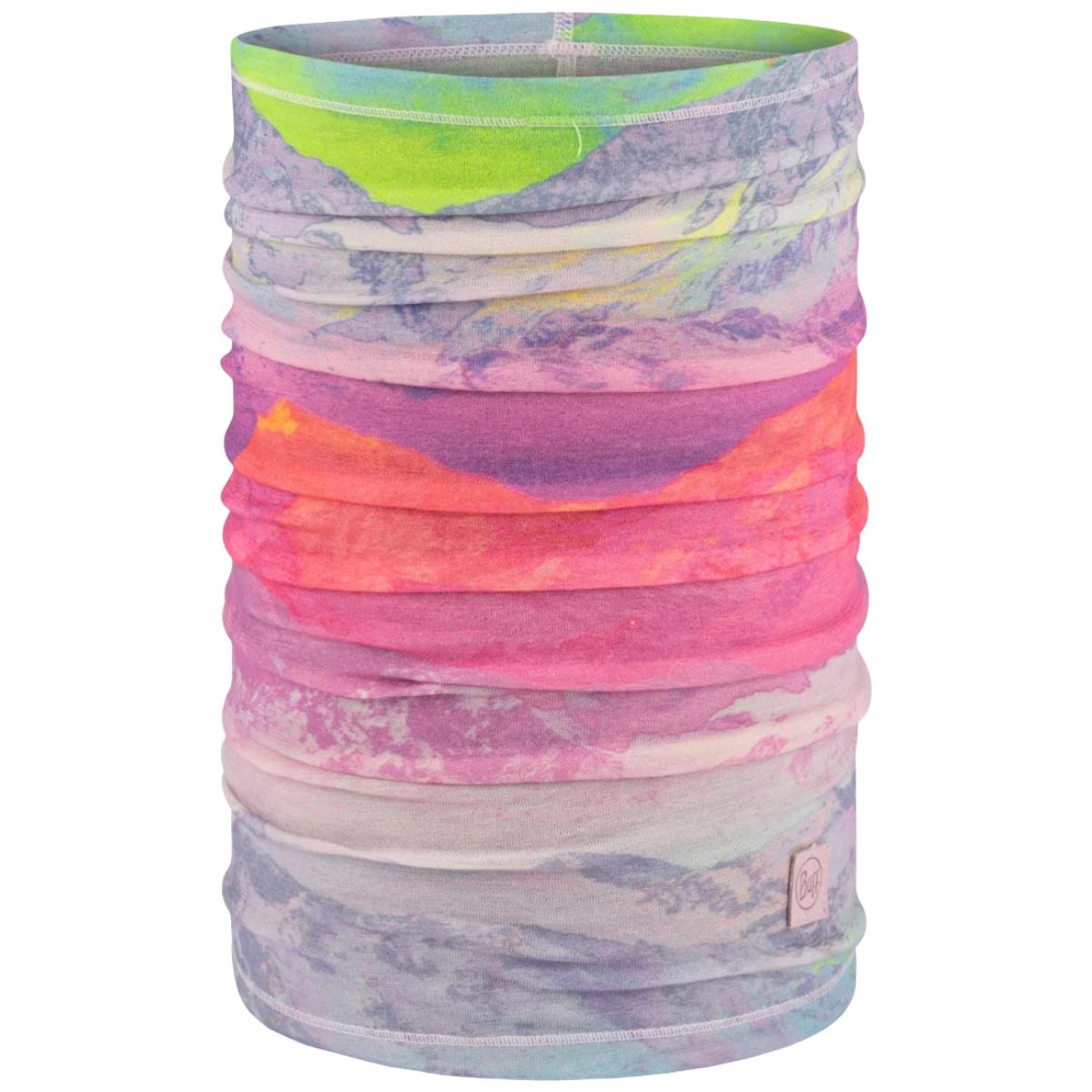 Bandana tubulara multifunctionala merino Buff LightWeight Wool Prints Arci Lilac Ice