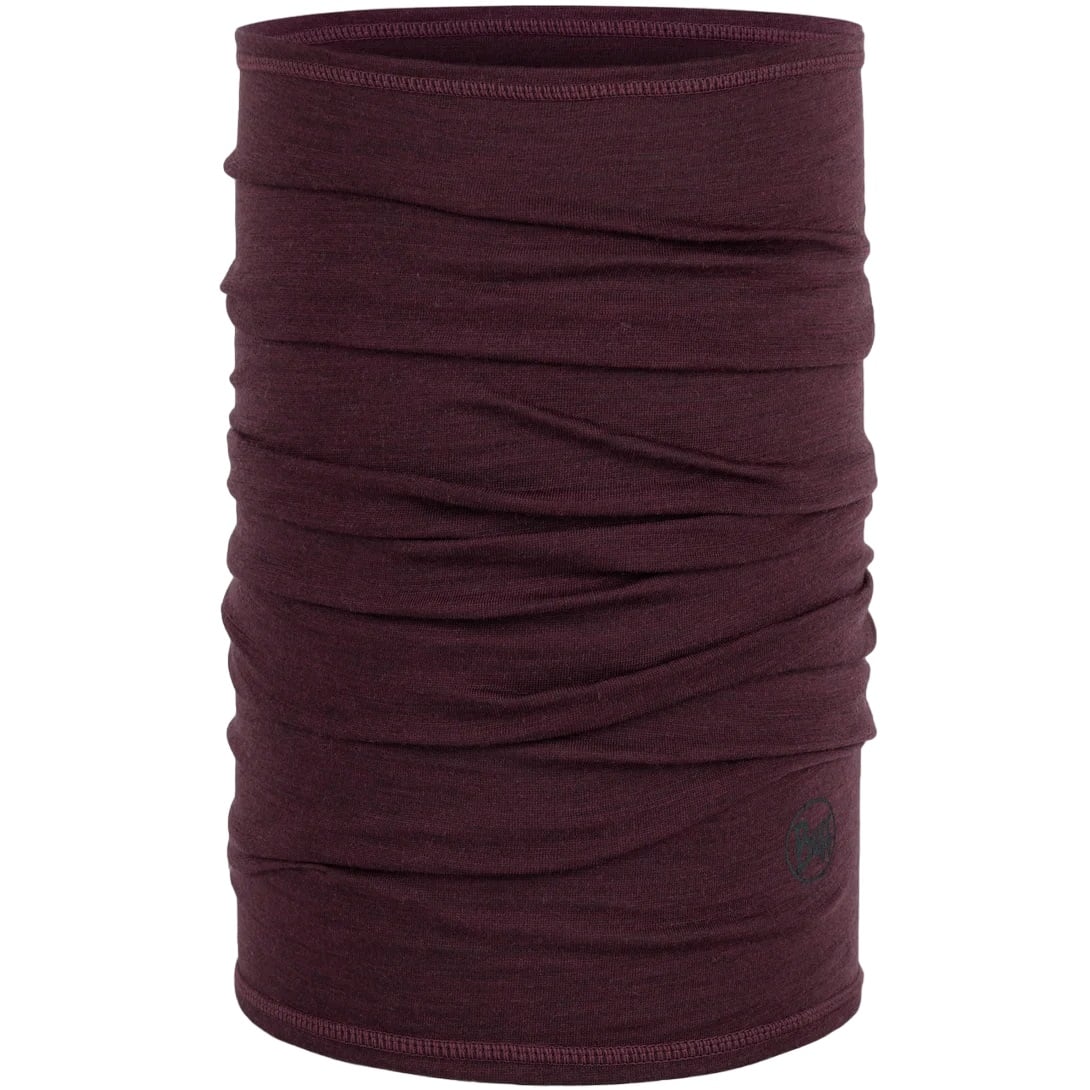 Bandana tubulara multifunctionala Buff Lightweight Merino Solid Garnet