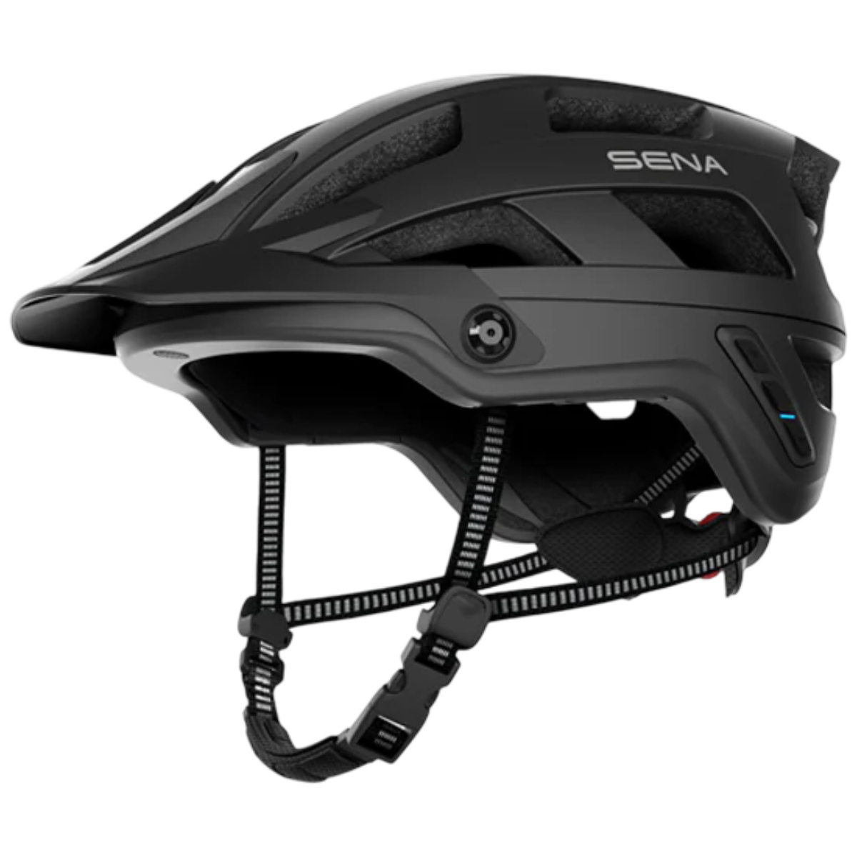 Casca ciclism MTB Sena M1 Evo cu sistem de comunicatie integrat-Negru Mat-L